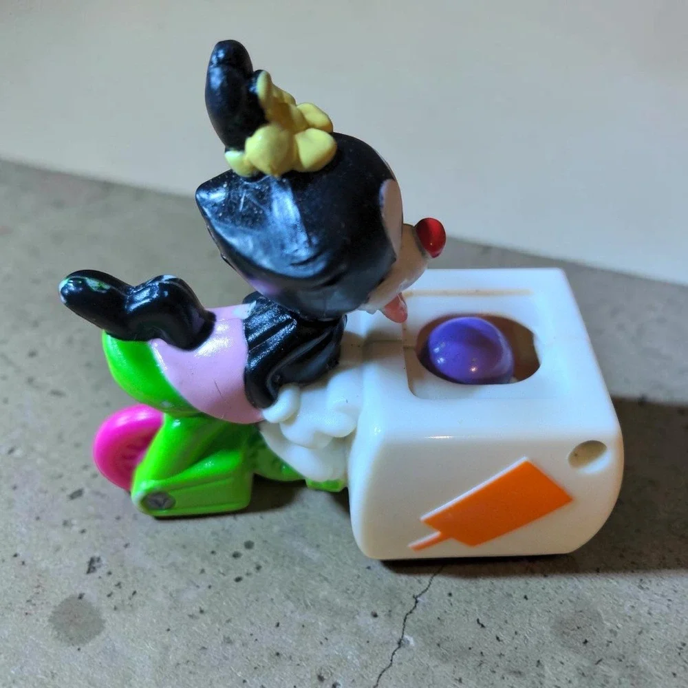 Warner‎ Bros Animaniacs Dot Ice Cream Cart Rolling Toy 1993 Vintage Figure 90s